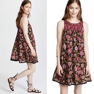 Free People Oh Baby Cotton Printed Floral Deess